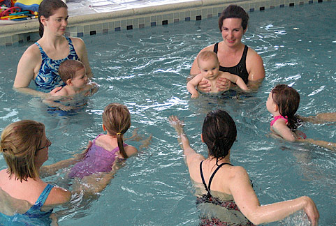 Clase de matronatación